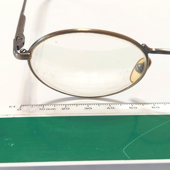 Polo Round Lens Gold Frame Unisex Eyeglasses - Picture 8 of 10